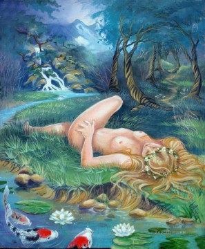 Fantasy Girl 2 Oil Paintings